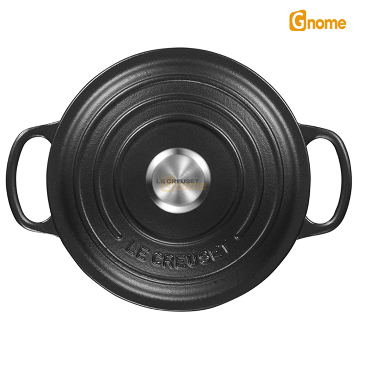 Nồi gang Le Creuset Bräter Rund Evo 18cm Schwarz Matt