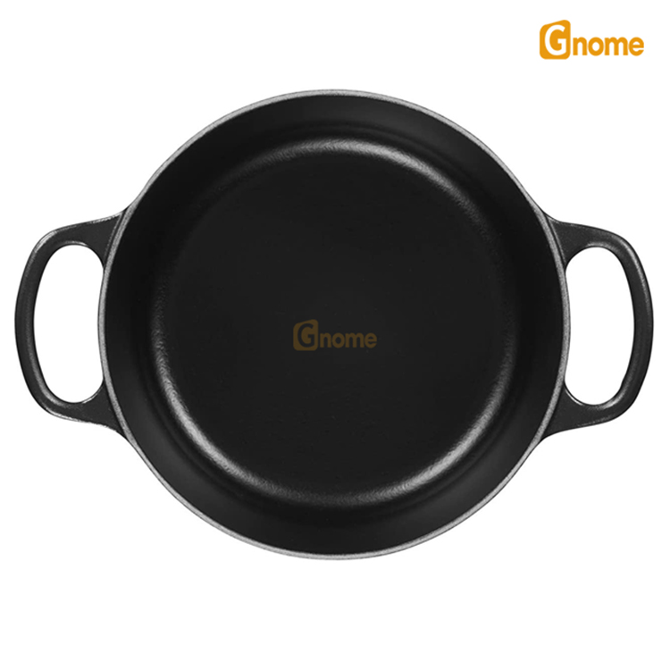 Nồi gang Le Creuset Bräter Rund Evo 18cm Schwarz Matt