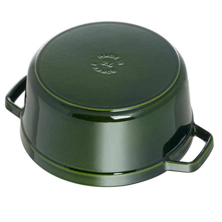 Nồi gang Staub Round Cocotte Basil 24cm