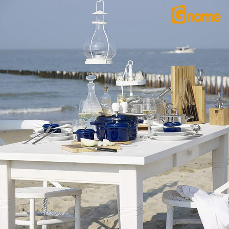 Nồi gang Staub Round Cocotte Blue 20cm  [Made in France]