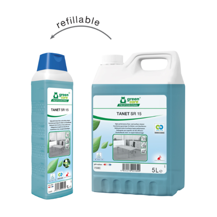 Nước lau sàn và kính Green Care Tanet Sr 15