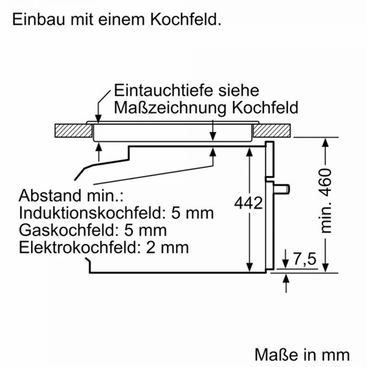 Lò nướng Bosch HBG635BS1 Seri 8 âm tủ