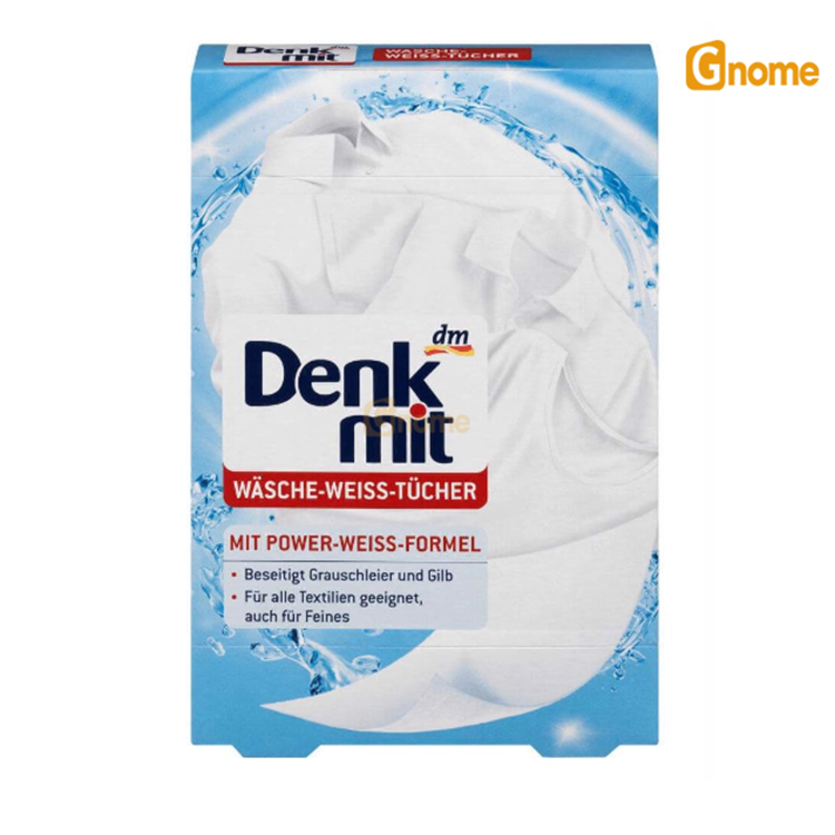 Miếng giặt tẩy trắng vải Denkmit 20 miếng [Hàng Đức]
