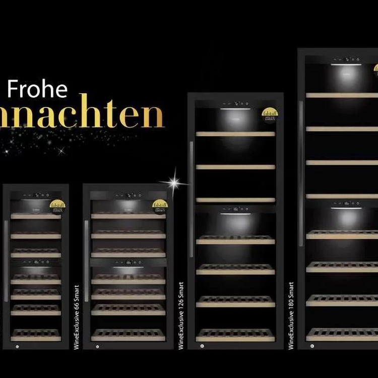 Tủ Bảo Quản Rượu Vang Caso WineExclusive 66 Smart 726 [Nhập Đức]