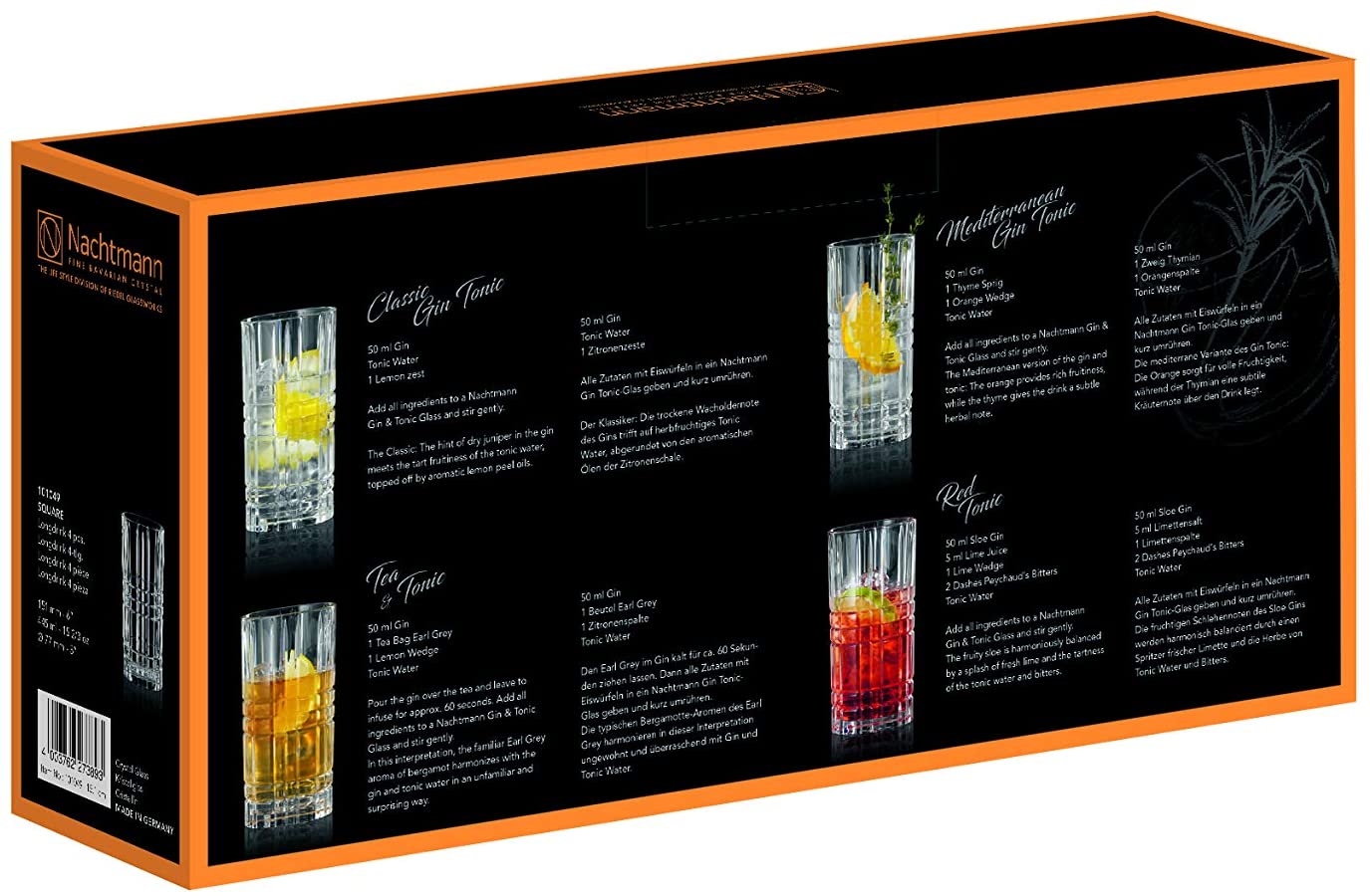 Bộ 4 cốc cao Nachtmann 101049 [Hàng Đức]