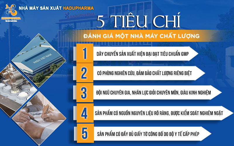 5 TIÊU CHÍ ĐÁNH GIÁ MỘT NHÀ MÁY CHẤT LƯỢNG