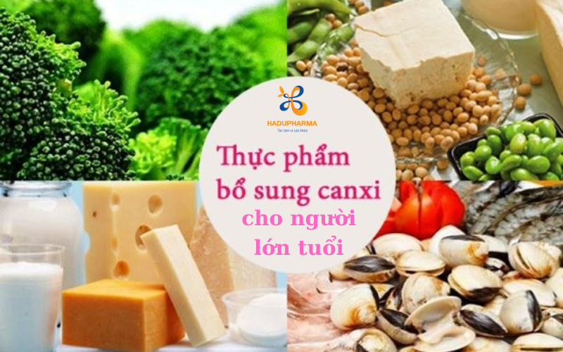 7+ NHÓM THỰC PHẨM BỔ SUNG CANXI CHO NGƯỜI LỚN