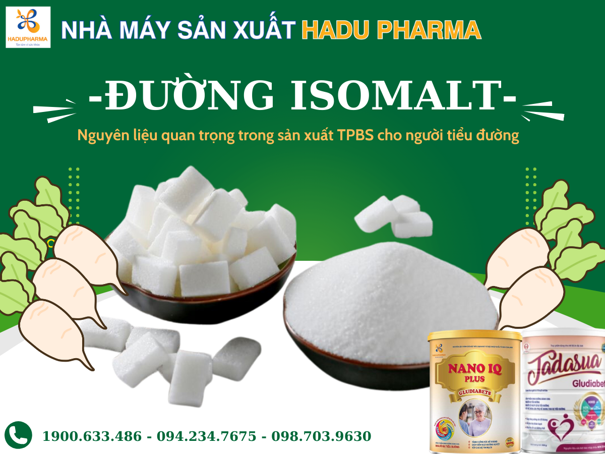 ĐƯỜNG ISOMALT LÀ GÌ? 5 TÁC DỤNG TUYỆT VỜI CỦA CHÚNG ĐỐI VỚI SỨC KHỎE