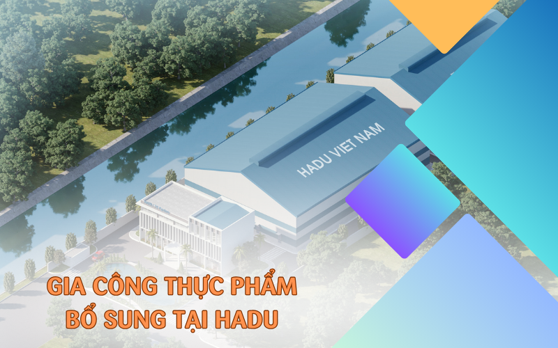 GIA CÔNG THỰC PHẨM BỔ SUNG TẠI HADU PHARMA