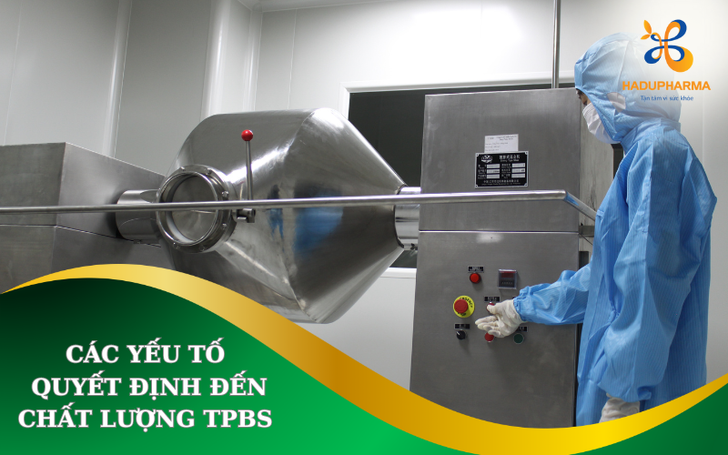 CÁC YẾU TỐ QUYẾT ĐỊNH ĐẾN CHẤT LƯỢNG TPBS SAU GIA CÔNG