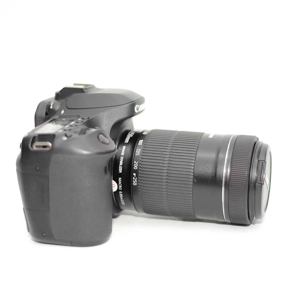 Bộ Máy Ảnh Canon EOS 80D (95%) + Lens Canon 55-250mm STM Cũ - Chuyên Chân Dung & Thể Thao