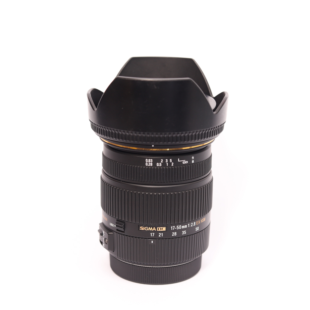 Lens Sigma 17-50mm f/2.8 EX DC OS HSM for Canon cũ tại MACHN