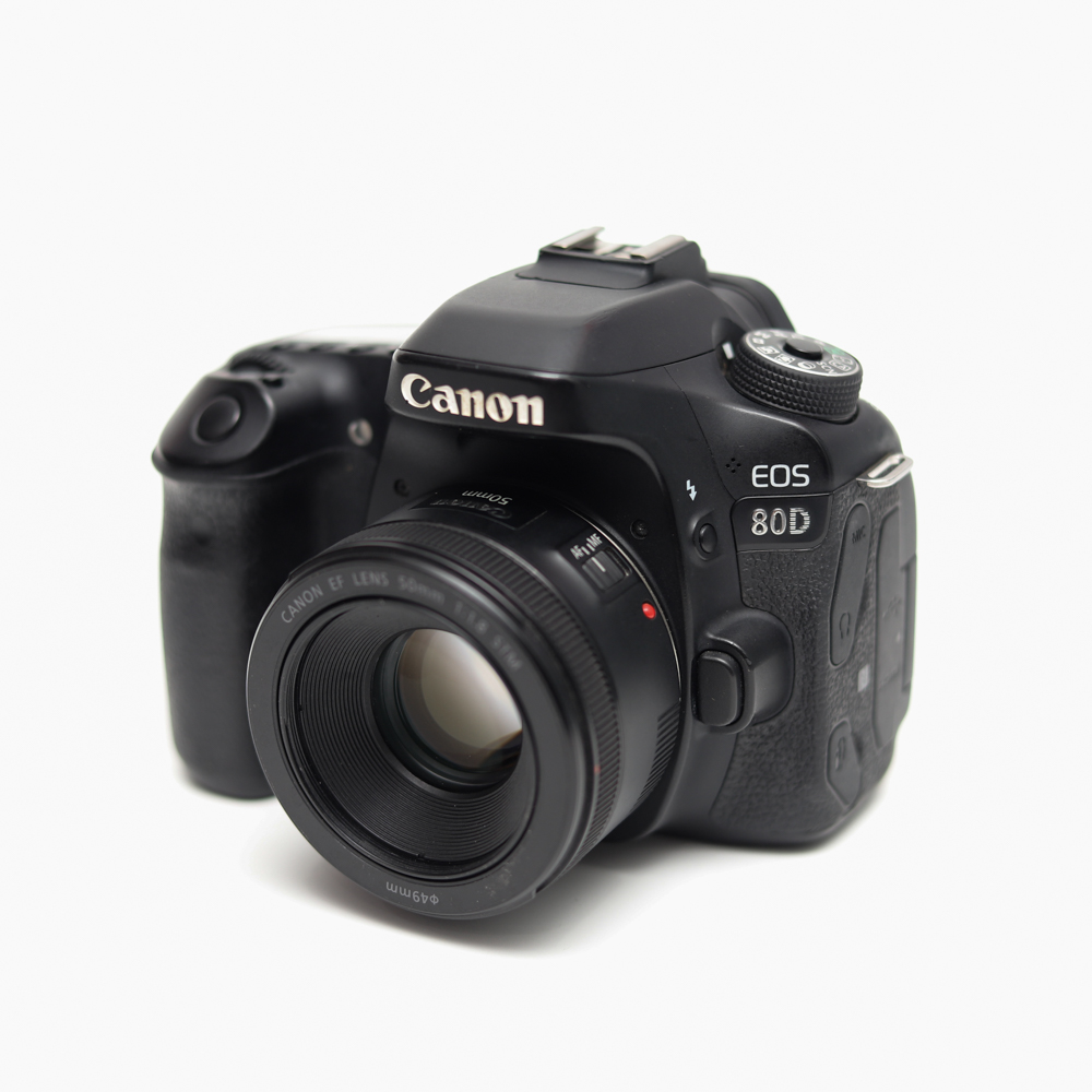 Bộ Máy Ảnh Canon EOS 80D + Lens EF 50mm f/1.8 STM Đã Qua Sử Dụng - Máy Ảnh Cũ Hà Nội