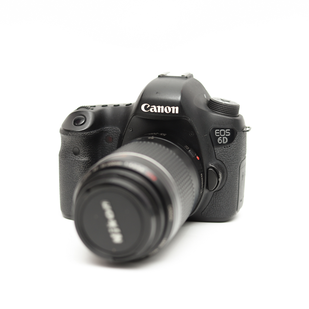 Bộ Máy Ảnh Canon EOS 6D + Lens EF 55-200mm USM Đã Qua Sử Dụng - Máy Ảnh Cũ Hà Nội