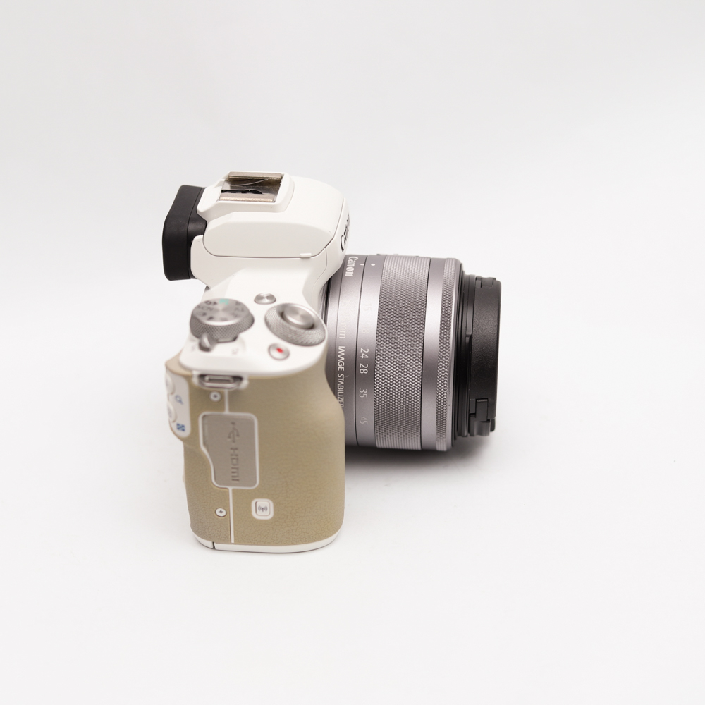 Combo Canon EOS M50 Mark II và Lens 15-45mm Cũ - Máy Ảnh Du Lịch, Cafe Hoàn Hảo