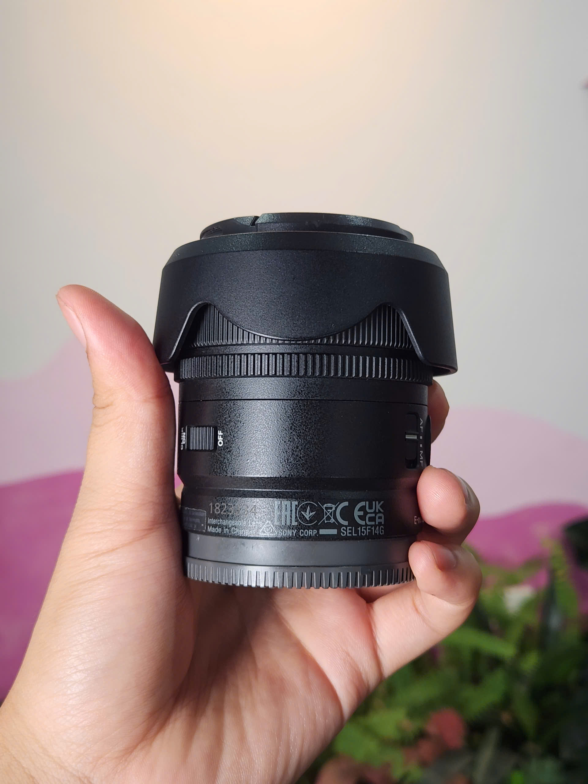 Ống kính Sony E 15mm f/1.4 G (Used)
