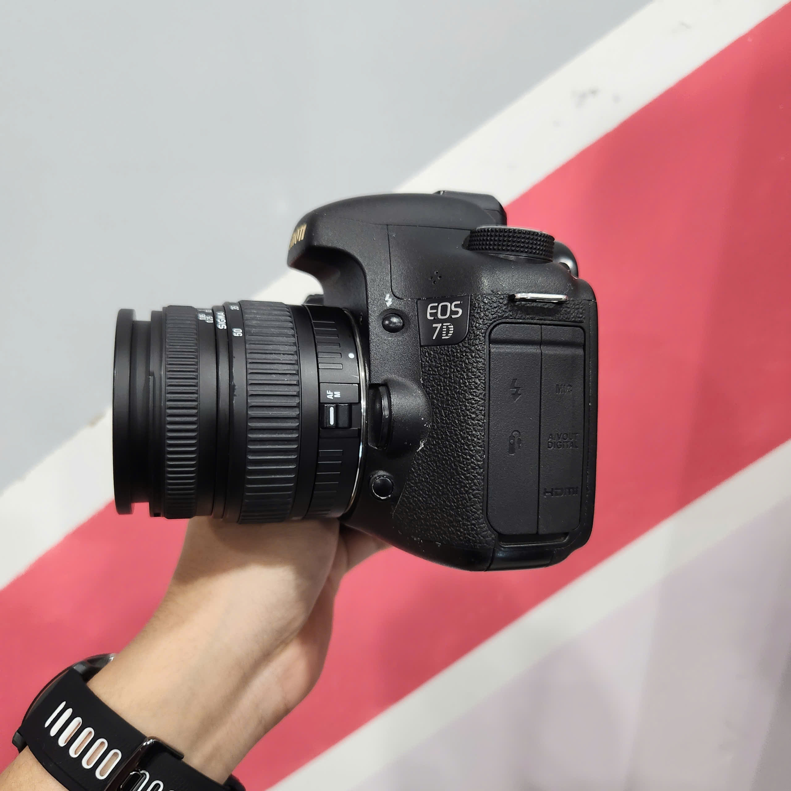 Combo Canon 7D + Sigma 18-50mm