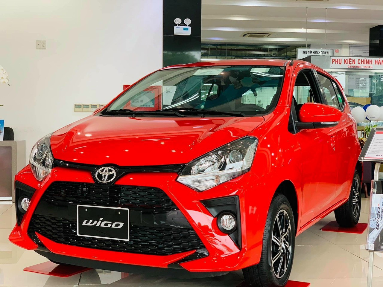 Dòng xe Toyota wigo 1.2at số tự động tiện lợi