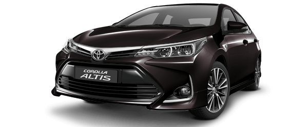 Xe toyota corolla altis màu nâu