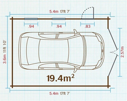 Kích thước nhà để xe ô tô bao nhiêu là hợp lý? | Toyota Okayama Đà Nẵng