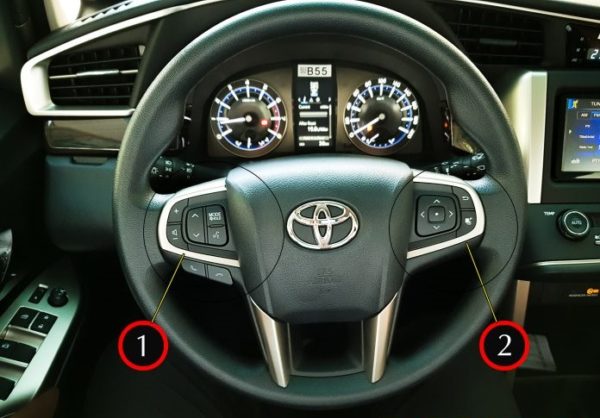 Tìm hiểu các nút chức năng trên xe ô tô innova cho người mới mua xe | Toyota Okayama Đà Nẵng