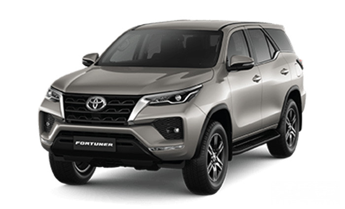 Mẫu toyota fortuner màu xám đẹp mắt