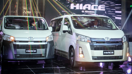 Hiace Toyota mới có kích thước khá rộng rãi