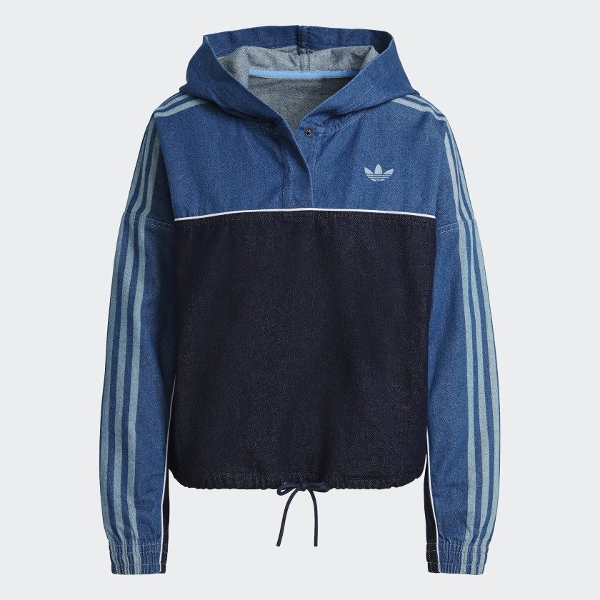 Áo Hoodie Denim Adidas Phuong Eu Authentic