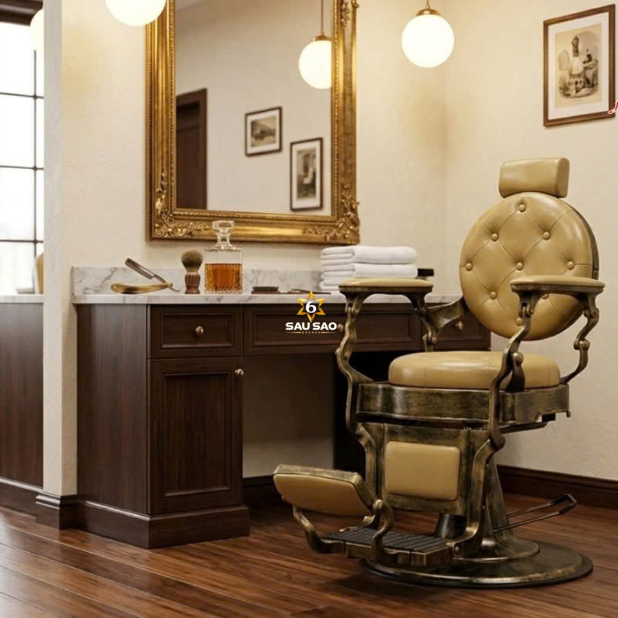 Ghế cắt tóc nam barber shop BB510C