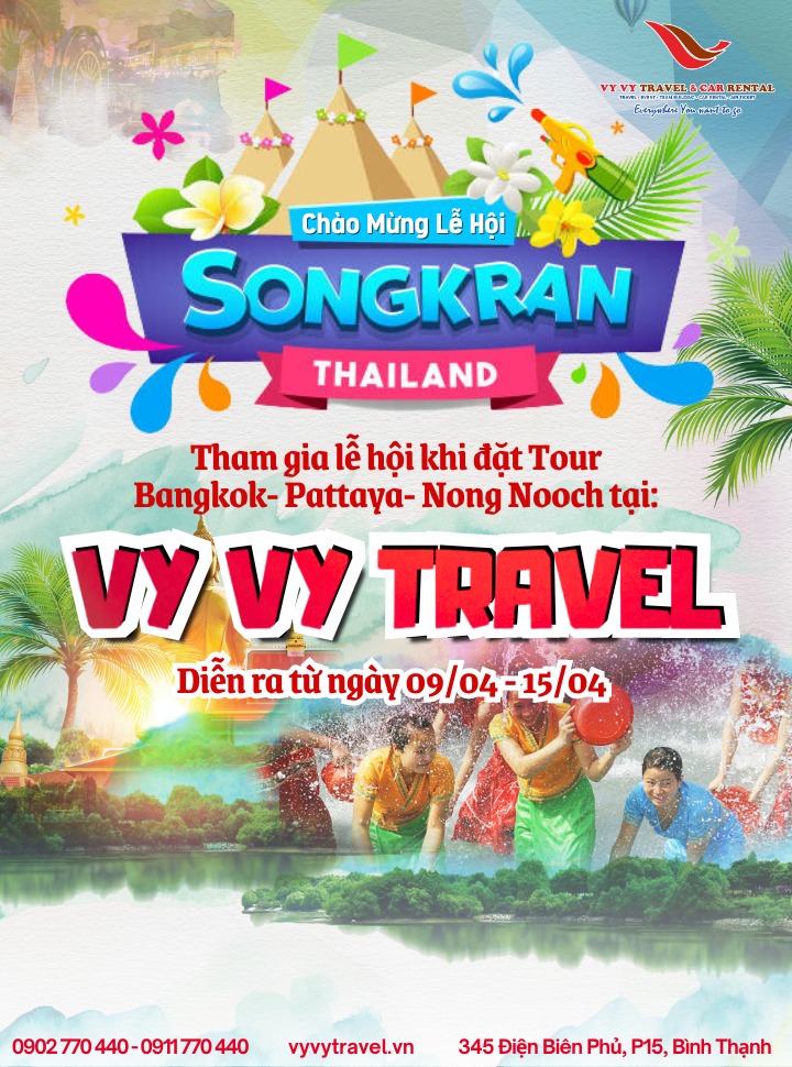 LỄ HỘI SONGKRAN 2024: LỄ HỘI TÉ NƯỚC LỚN NHẤT THÁI LAN