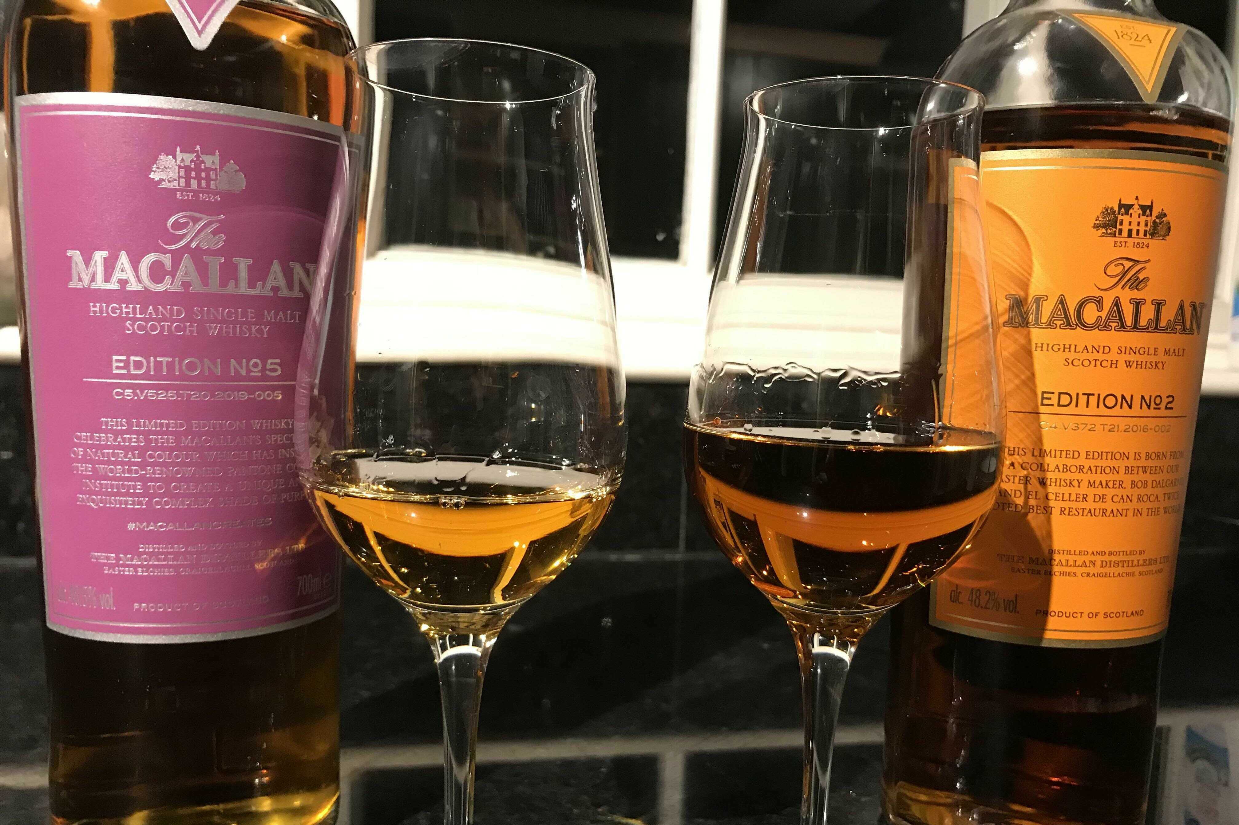 Khám phá về thương hiệu rượu Macallan Edition no.2 đến no.5