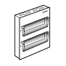 Sino - Tủ điện Kim loại 24PL - chìm