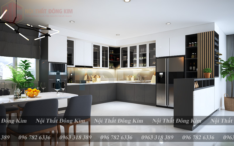 Bếp Cánh Kính Cường Lực Cao Cấp 012