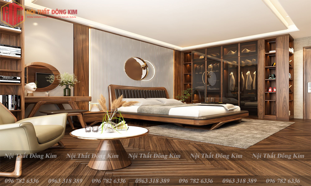 Tủ bếp gỗ óc chó 027