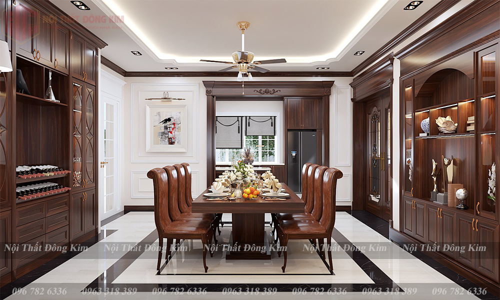 Tủ bếp gỗ óc chó 031