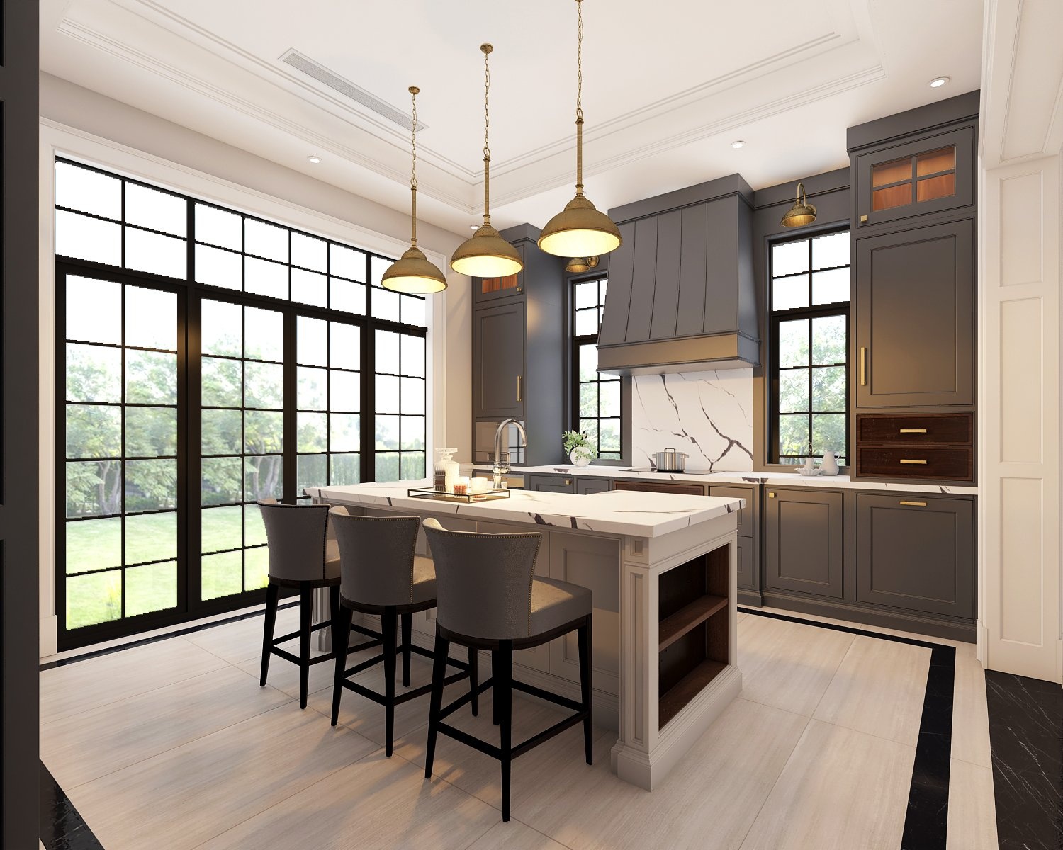 Tủ Bếp Sơn Inchem Cao Cấp 035