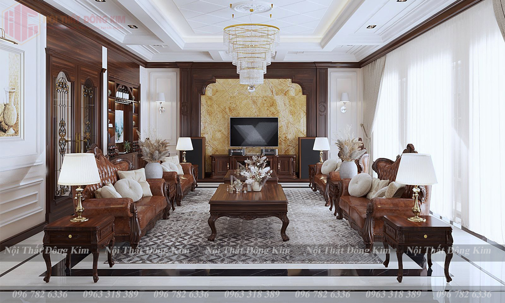 Tủ bếp gỗ gõ Đỏ TBGD 020