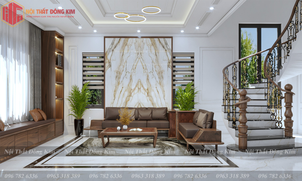 Tủ bếp gỗ óc chó 028