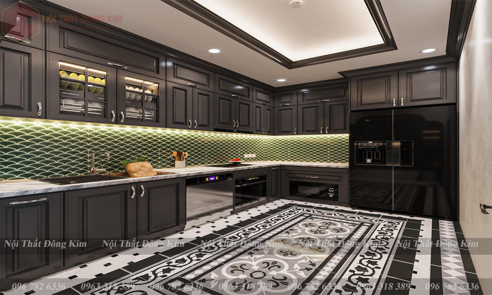 Tủ Bếp Sơn Inchem Cao Cấp 031