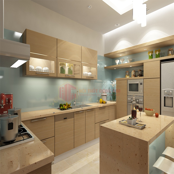 Tủ bếp Acrylic TBAC 012