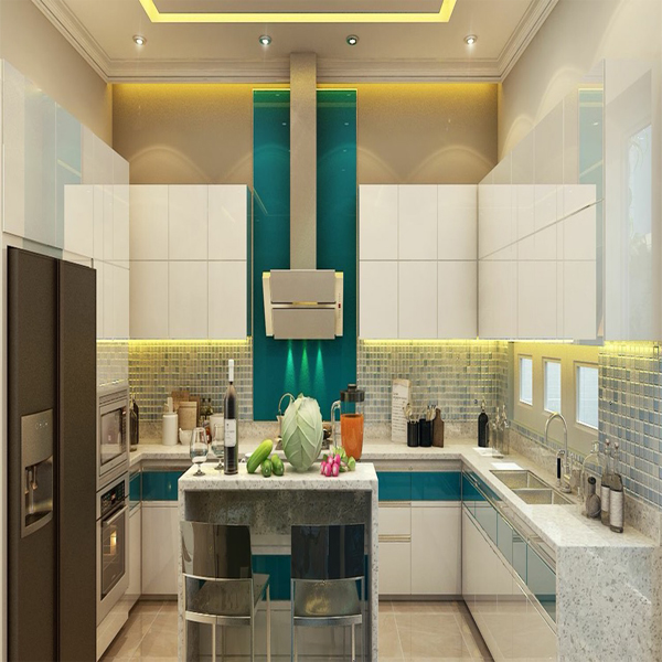 Tủ bếp có bàn đảo TBCBD 03