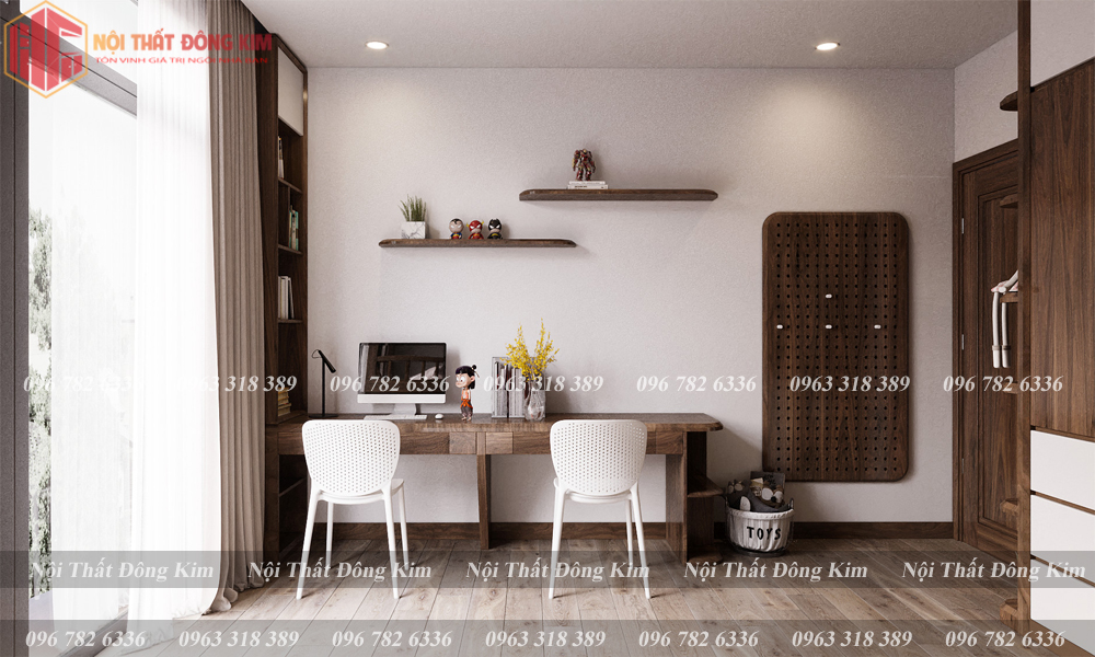 Tủ bếp gỗ óc chó 017