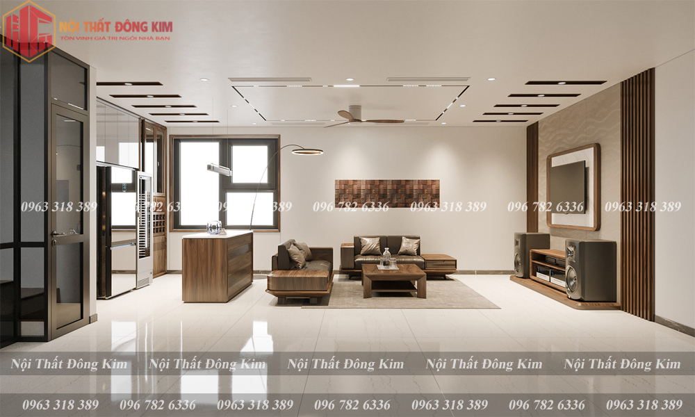 Tủ bếp gỗ óc chó 015