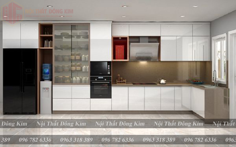 Bếp Cánh Kính Cường Lực Cao Cấp 017