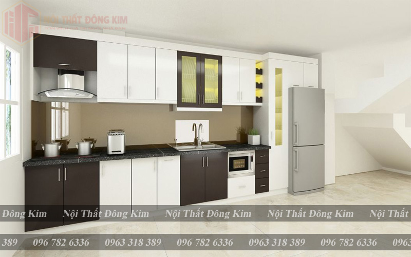 Bếp Cánh Kính Cường Lực Cao Cấp 019