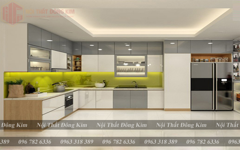 Bếp Cánh Kính Cường Lực Cao Cấp 024