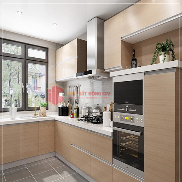 Tủ bếp hình chữ L 01