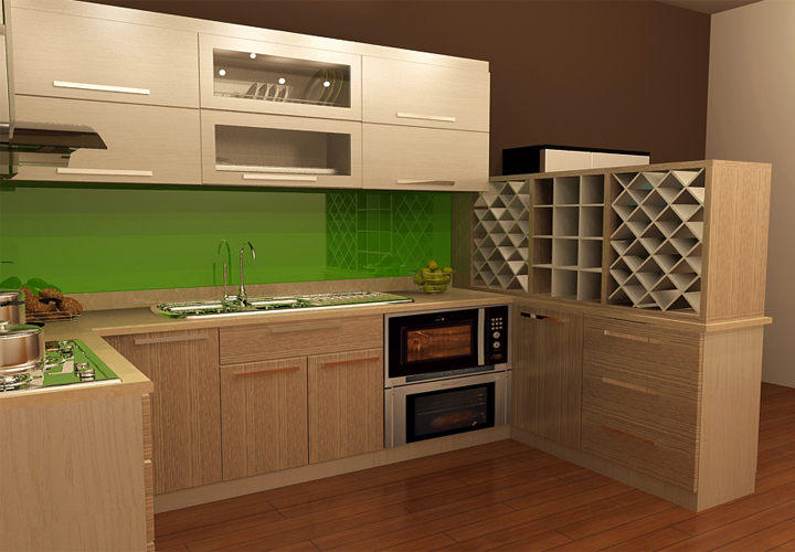 Tủ bếp Melamine TBMLM 06