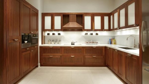 Tủ bếp gỗ óc chó 04