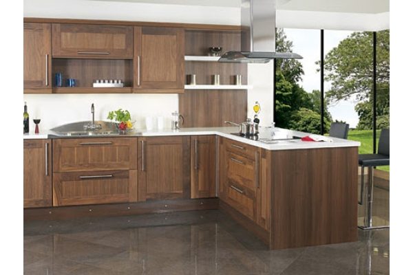 Tủ bếp gỗ óc chó 07